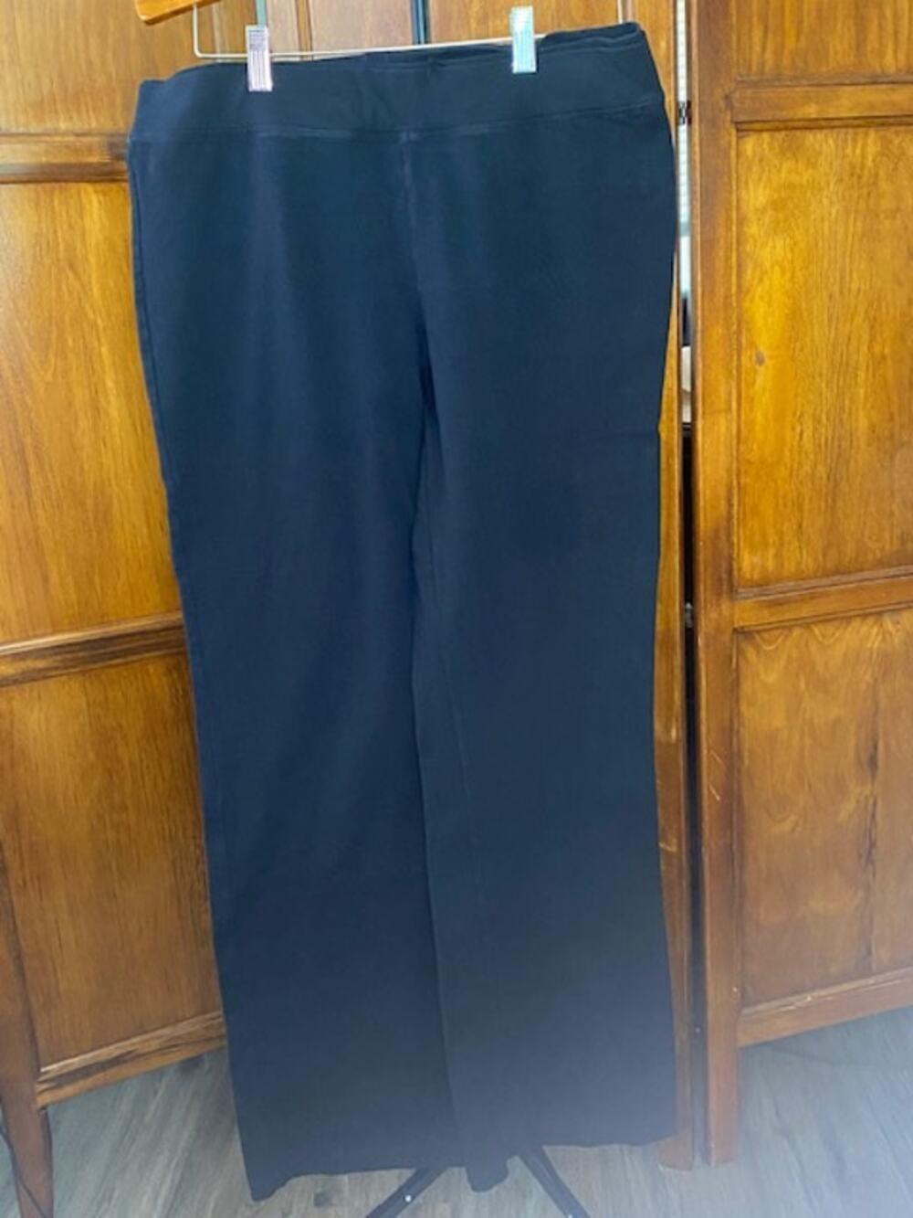 Champion Women’s 2XL Black Wide Leg Pull On Pants Athletic Casual Lounge